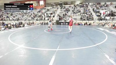 U23 Women - 59 lbs Semis - Alexis Janiak, IL vs Sofia Macaluso, NY