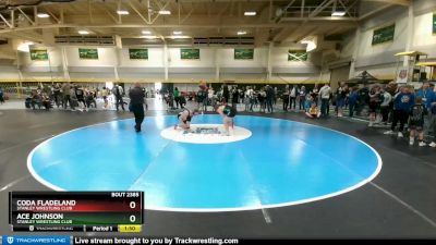 2nd Place Match - Ace Johnson, Stanley Wrestling Club vs Coda Fladeland, Stanley Wrestling Club