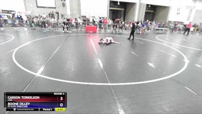 67 lbs Round 2 - Carson Torkelson, LAW vs Boone Dilley, RT Elite Wrestling