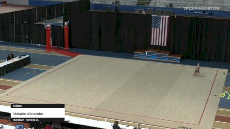 Melanie Alexander - Ribbon - 2021 Rhythmic Elite Qualifier
