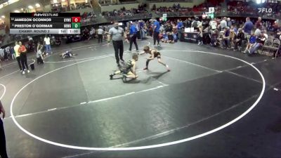 60 lbs Champ. Round 2 - Jameson OConnor, Gretna Youth Wrestling Club vs Preston O`Gorman, Nebraska Elite Wrestling Club