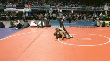 5A 157 lbs Champ. Round 1 - Collin Gates, Argyle vs Braylan King, Amarillo Tascosa