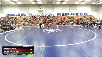 285 lbs Round 1 (16 Team) - Brycen Collinson, College Of The Redwoods vs Angel Blanco, Skyline College