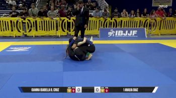 Analia Diaz vs Gianna Isabella B. Cruz 2025 Pan IBJJF Jiu-Jitsu No-Gi Championship