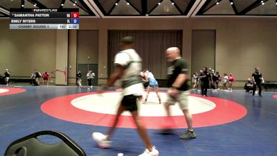 135 lbs Champ. Round 1 - Samantha Patton, GA vs Emily Myers, FL