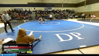 120 lbs Cons. Semi - Tristan Zaragoza, North Central vs Daniel Gonzalez, Othello