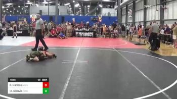 46 lbs Rr Rnd 4 - Rylen Harless, Moen Wrestling Academy vs Adis Didovic, Ponce Trained Wrestling