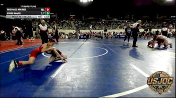 61 lbs Round Of 32 - Michael Mairel, Perry Wrestling Academy vs Byrd Ware, Cleveland Take Down Club