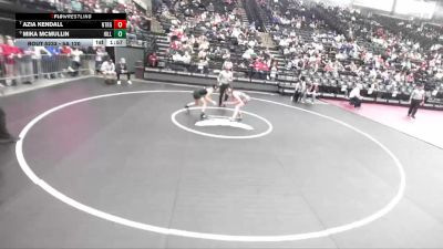 5A 120 lbs Cons. Round 2 - Azia Kendall, Northridge vs Mika McMullin, Hillcrest