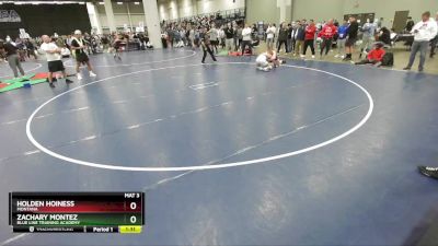 165 lbs Quarterfinal - Zachary Montez, Blue Line Training Academy vs Holden Hoiness, Montana