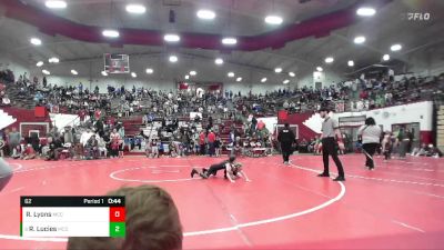 62 lbs 7th Place Match - Raymond Lucies, Monroe Central Club Wrestling vs Reece Lyons, Monroe Central Club Wrestling