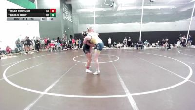 145 lbs Cons. Round 1 - Kaylee Holt, Battle High School vs Riley Ridinger, Ozark