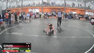 65 lbs Cons. Round 2 - Ct Hallman, Ninety Six Wildcats vs Jon Luke Thompson, NoWorries Academy