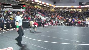 157 lbs Semis - Zane Mullenix, Eddyville-Blakesburg-Fremont vs Colin Sesker, Clarion-Goldfield-Dows