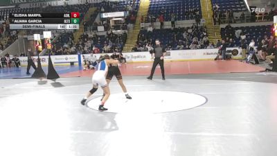 100 lbs Semifinal - Elisha Marfil, Ashland vs Aliana Garcia, Greater Lawrence