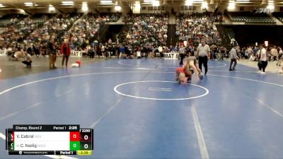 149 lbs Champ. Round 2 - Caleb Nadig, Northwest College vs Vincent Cabral, Western Colorado University