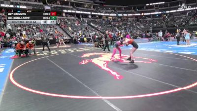 G145-4A Cons. Round 2 - Lily Simmons, Kiowa Girls vs Lillianna Lopez, Pueblo Central Girls