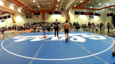 67 lbs Quarterfinal - Daniel Pierce, Powhatan Youth Wrestling Club vs Cameron Gilbert, NOVA Wrestling Club