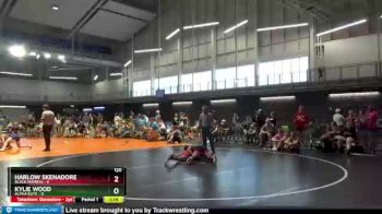 120 lbs Round 6 (10 Team) - Harlow Skenadore, Black Mambas vs Kylie Wood, Alpha Elite