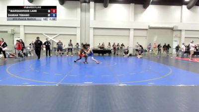 126 lbs 5th Place Match - Marquavious Lane, GA vs Damian Tebano, NY