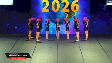 Velocity Dance - Senior Small Pom [2026 Senior Small Pom Prelims] 2026 The Dance Worlds