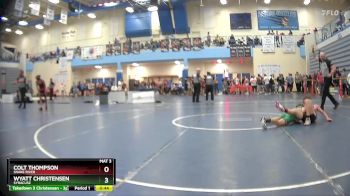 120 lbs Cons. Round 4 - Colt Thompson, Snake River vs Wyatt Christensen, Syracuse
