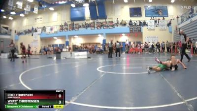 120 lbs Cons. Round 4 - Colt Thompson, Snake River vs Wyatt Christensen, Syracuse