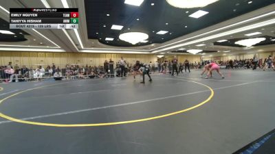 109 lbs Consi Of 32 #1 - Emily Nguyen, Team Grounds vs Tahiyya Hisham, Animal House