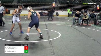 125 lbs Final - Nevin Mattessich, Olympic vs Chad McConnell, F.l.o.w.