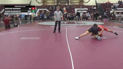 S-18 lbs Round 4 - Grayson Bowman, Immortal Athletics WC vs Elijah Blanchette, Waverly Area Wrestling Club