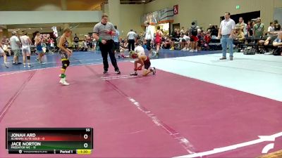 55 lbs Round 5 (6 Team) - Jace Norton, Predator WC vs Jonah Ard, Alabama Elite Gold