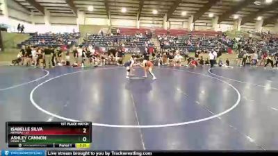 120 lbs Placement - Isabelle Silva, NEVADA1 vs Ashley Cannon, UTAH1