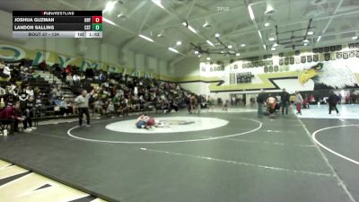 134 lbs Champ. Round 1 - Joshua Guzman, Kearny vs Landon Salling, Christian