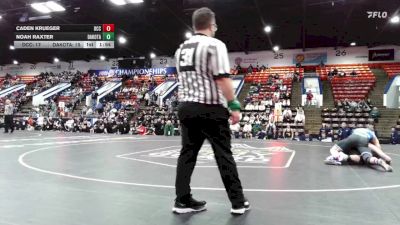 215 lbs Quarterfinals (8 Team) - Caden Krueger, Detroit Catholic Central vs Noah Raxter, Macomb Dakota