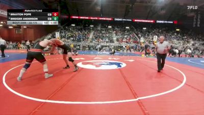 2A-175 lbs Semifinal - Bridger Anderson, Kemmerer vs Braxton Pope, Kemmerer