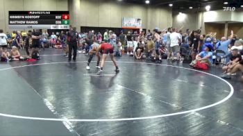 108 lbs Round 4 (6 Team) - Krimsyn Kostoff, NC National Team Gold vs Matthew Ramos, Funky Crayons