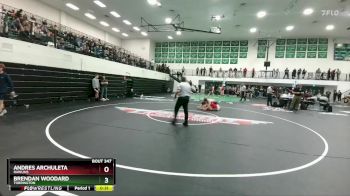 157 lbs Cons. Round 4 - Andres Archuleta, Rawlins vs Brendan Woodard, Torrington
