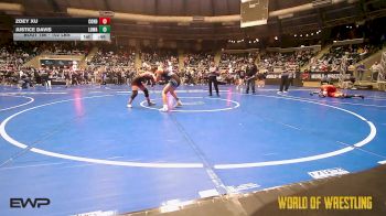 102 lbs Consi Of 8 #1 - Zoey Xu, Cordoba Trained vs Justice Davis, Lady Outlaw Wrestling Academy
