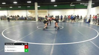 182 lbs Consi Of 64 #2 - Nevin Mattessich, NJ vs Seth Blackledge, NC