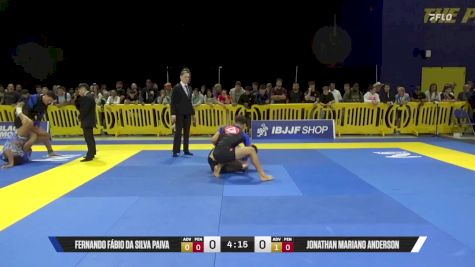 Jonathan Mariano Anderson vs Fernando Fábio Da Silva Paiva 2025 Pan IBJJF Jiu-Jitsu No-Gi Championship
