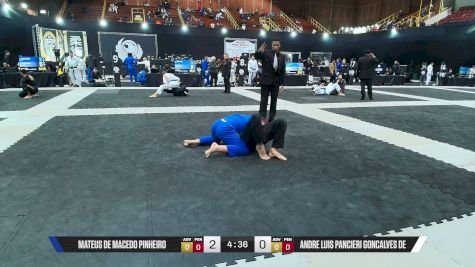 ANDRE LUIS PANCIERI GONCALVES DE vs MATEUS DE MACEDO PINHEIRO 2026 CBJJE Brazilian Jiu-Jitsu Championship