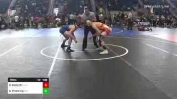 145 lbs Round Of 32 - Ryan Badgett, Rancho Bernardo WC vs Dylan Pickering, Bayfield Wolverines