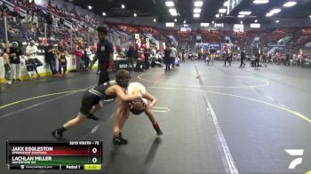 72 lbs Cons. Round 2 - Lachlan Miller, Waterford WC vs Jakx Eggleston, Springport Spartans