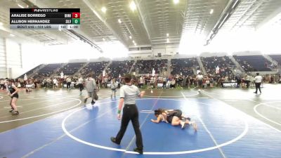 101 lbs Round Of 16 - Aralise Borrego, Dominate WC vs Allison Hernandez, Silverback WC