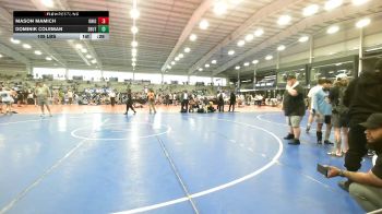 105 lbs Semifinal - Mason Mamich, Ohio United - MS vs Dominik Coleman, Team Lil SHUTTs - MS