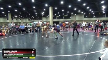155 lbs Semis (4 Team) - Mackenzie Shumaker, BMM Peaches vs Danika Mealer, TN AAU- Havok