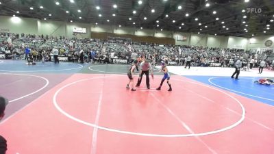 66 lbs Semifinal - Liam Cartoscelli, Orland WC vs Whitnee Stanhope, Grizzly Express WC