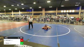 116 lbs Consi Of 4 - Akeeah Mitchell, Nm Gold vs Jessa Perez, Blazers WC