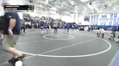 120 lbs Champ. Round 2 - Epenesa Elison, Los Altos vs Aaliyah Nunez, Sonora