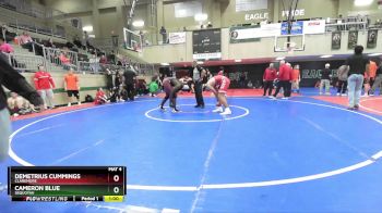 215 lbs Cons. Round 3 - Demetrius Cummings, CLAREMORE vs Cameron Blue, Sequoyah